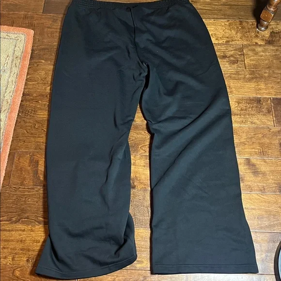 Pact Black Wide Leg/Waistband Sweatpants, size XXL
